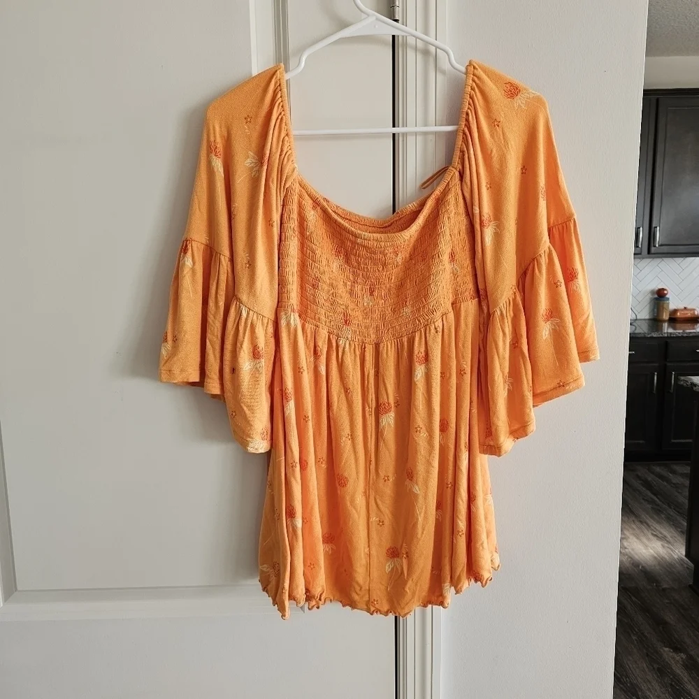 Free People Lana Off Shoulder Tunic Size XS